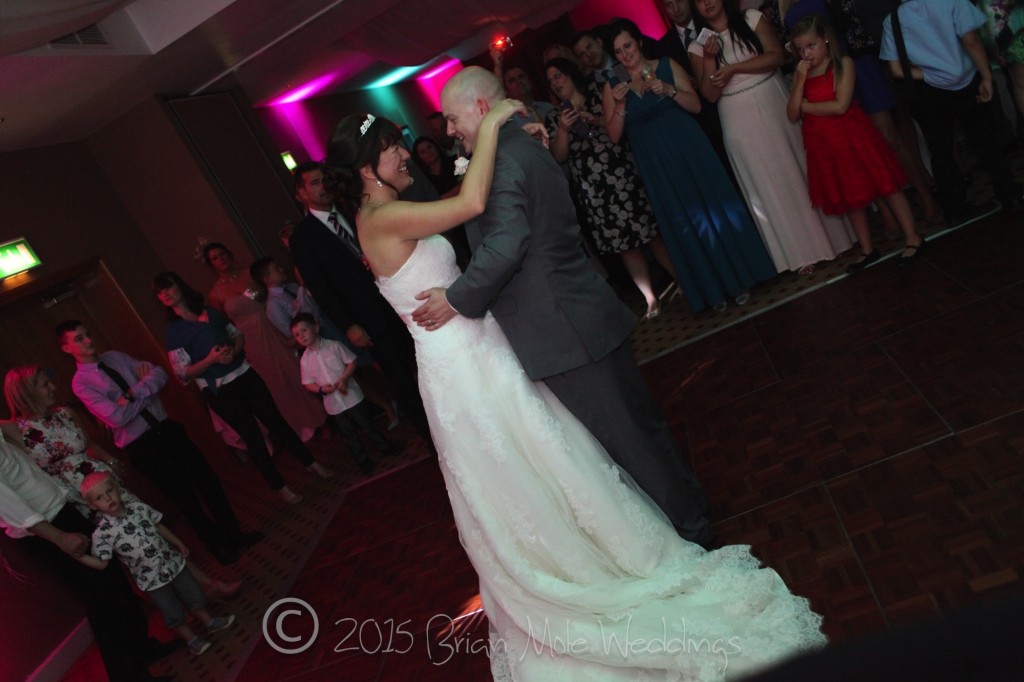 Bride and Groom during first dance