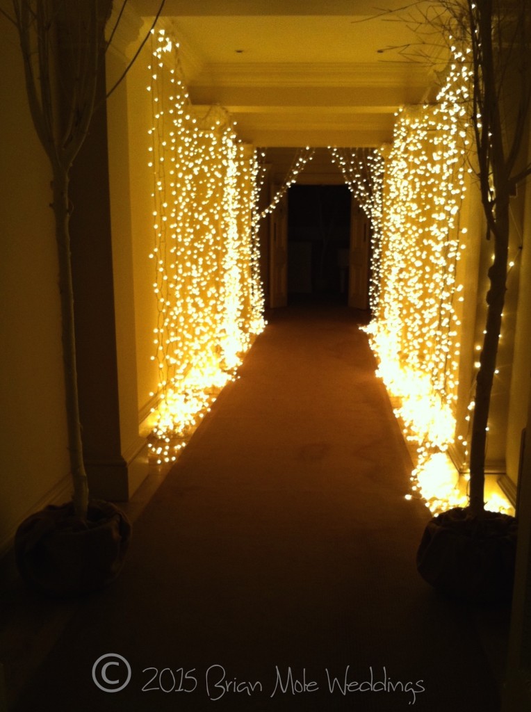 Star lit entrance to Orangery