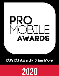 2020 Pro Mobile magazine DJ's DJ Award Brian Mole