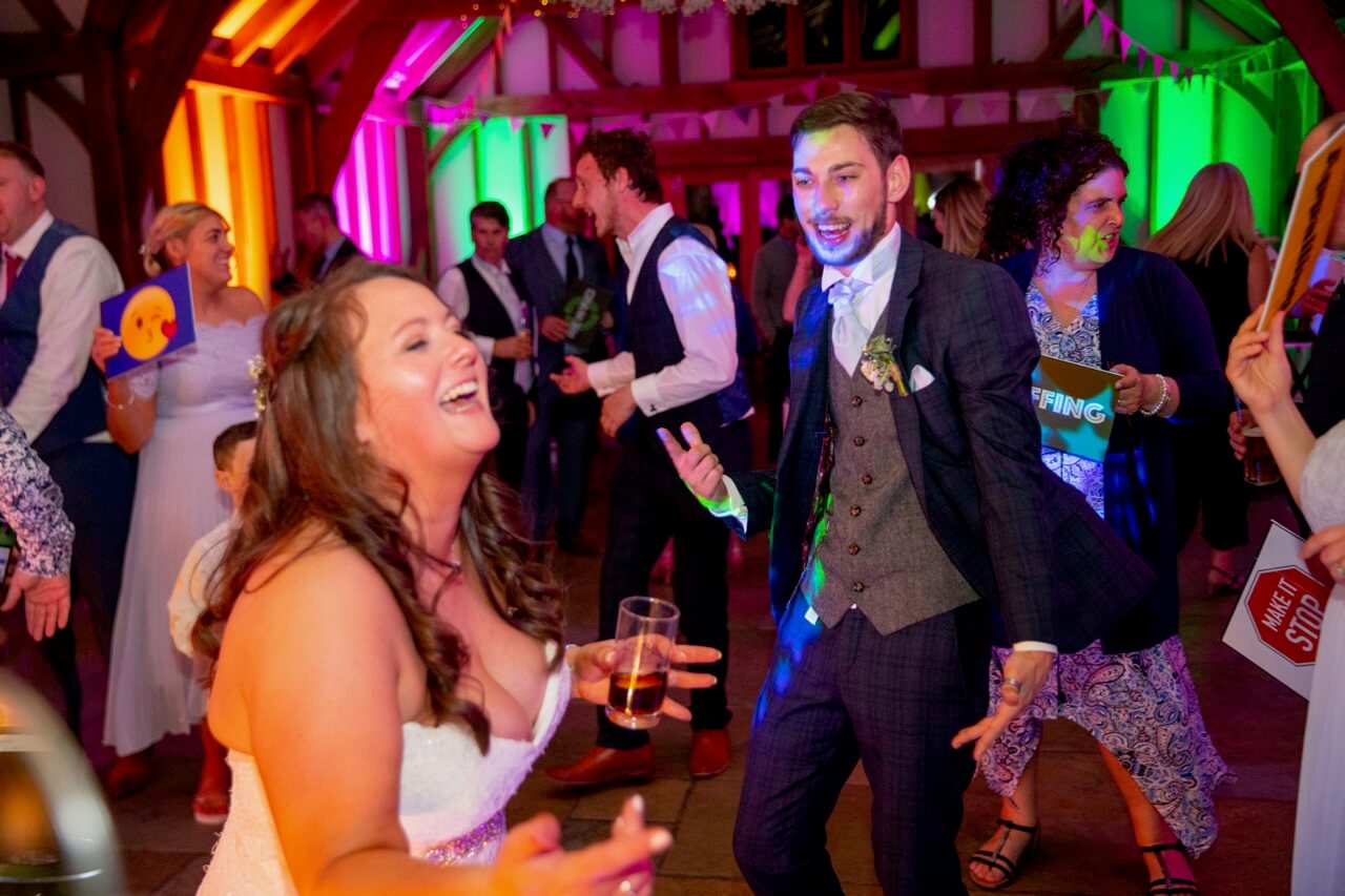 Alex and Dave dancing at their wedding
