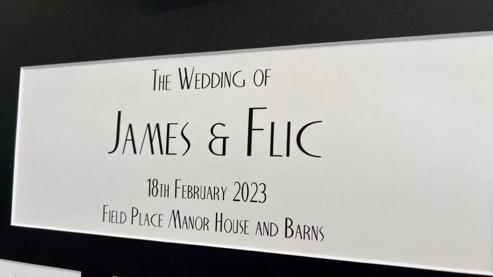 Felicity and James's wedding - 18th February 2023