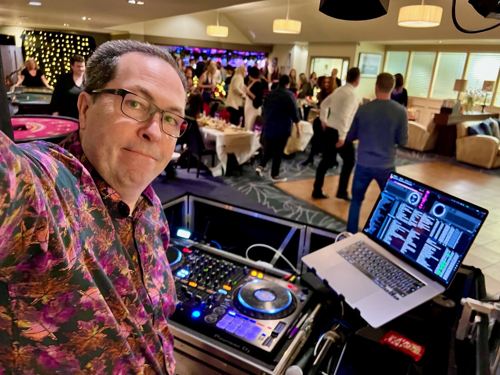 DJ Brian Mole at Slinfold Golf Club Xmas Party