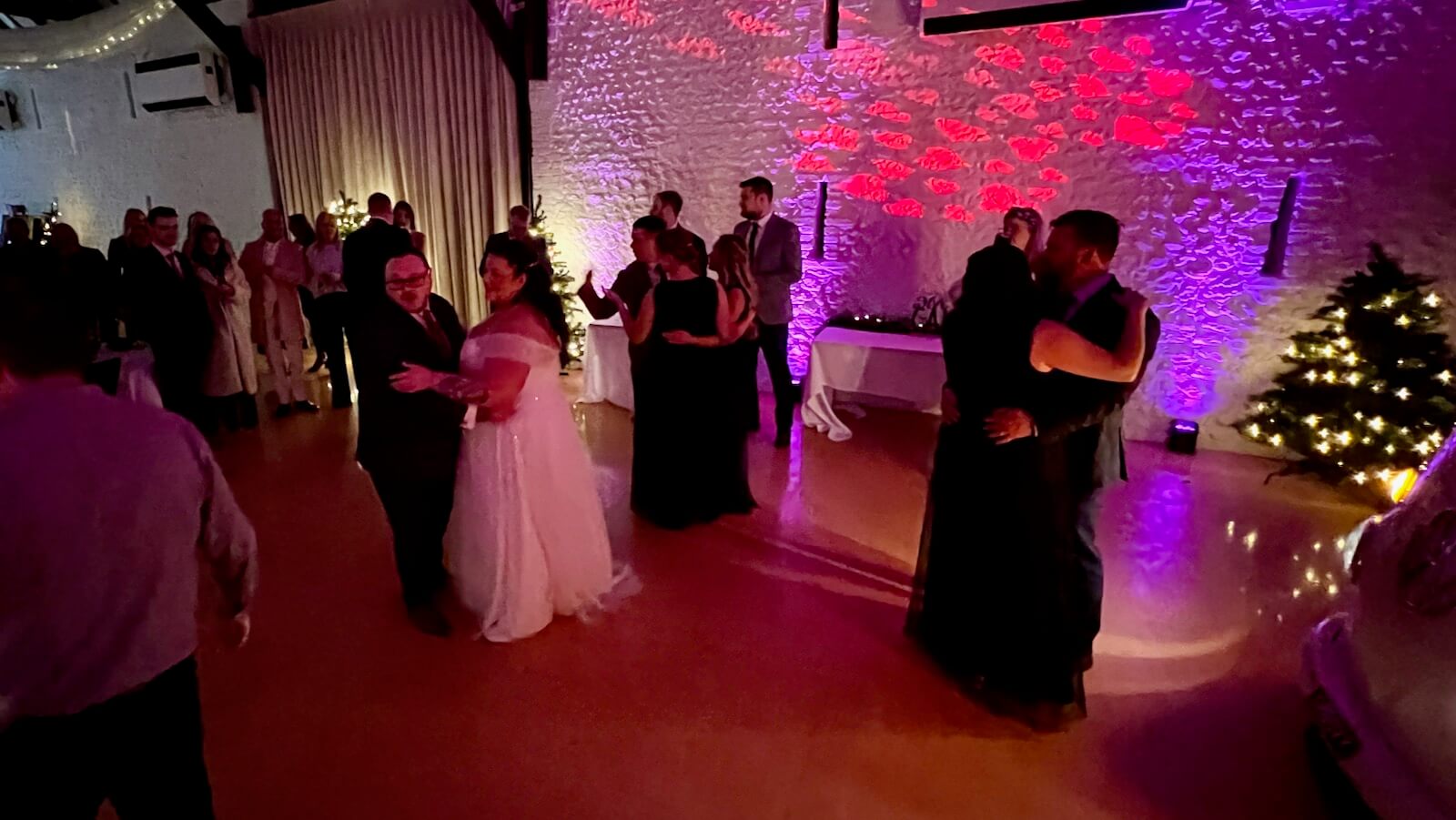 Nicola and Luke's first dance at Field Place