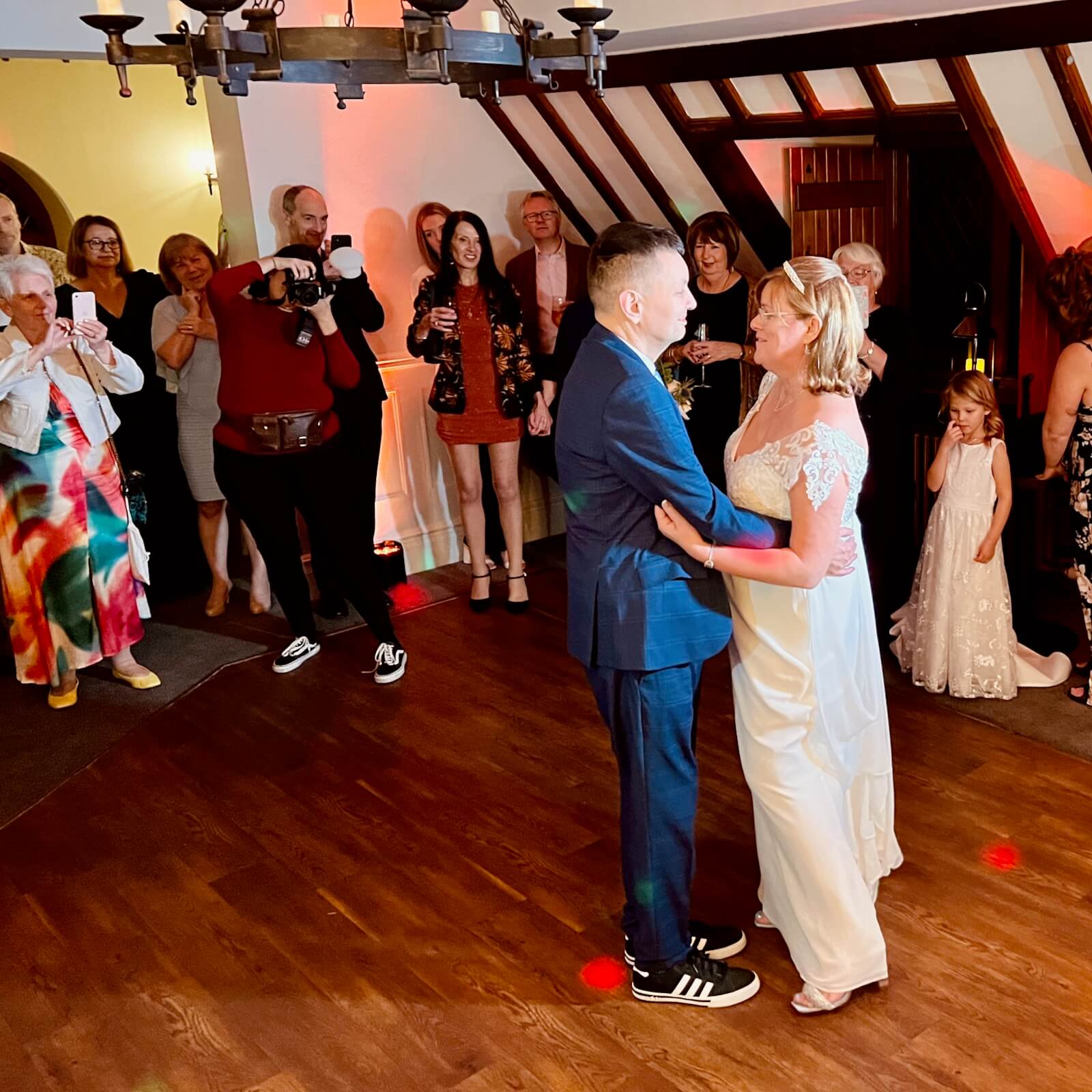Pam and Mark's first dance