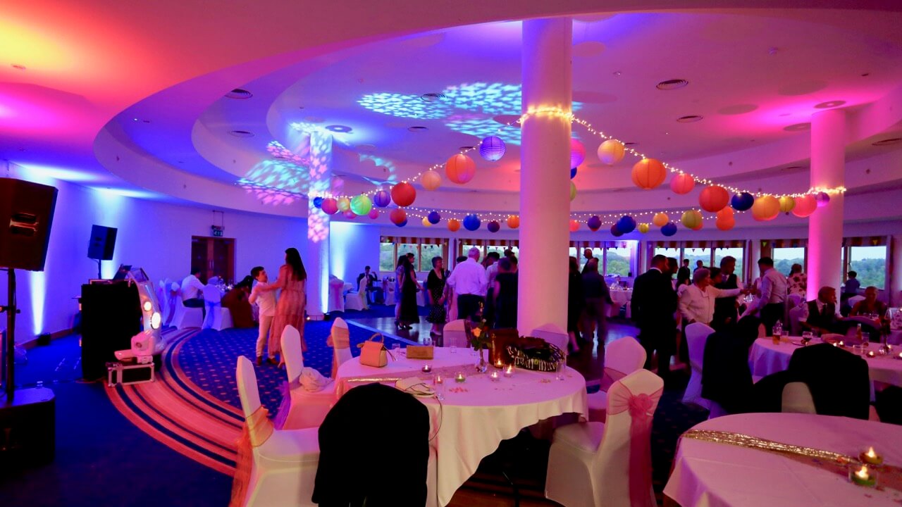 Wedding party at the East Sussex National