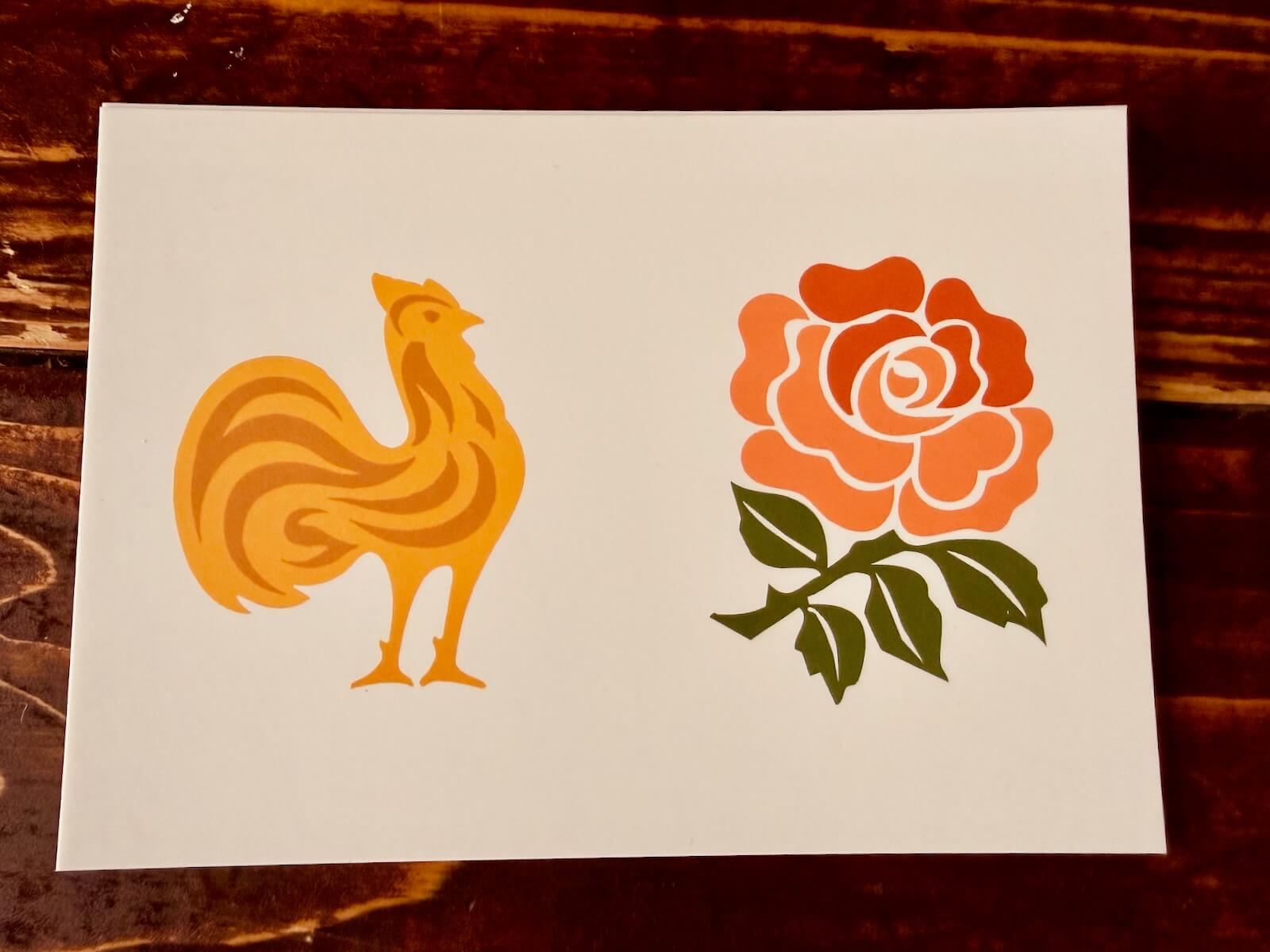 Florine & Peter, wedding cards at Ufton Court