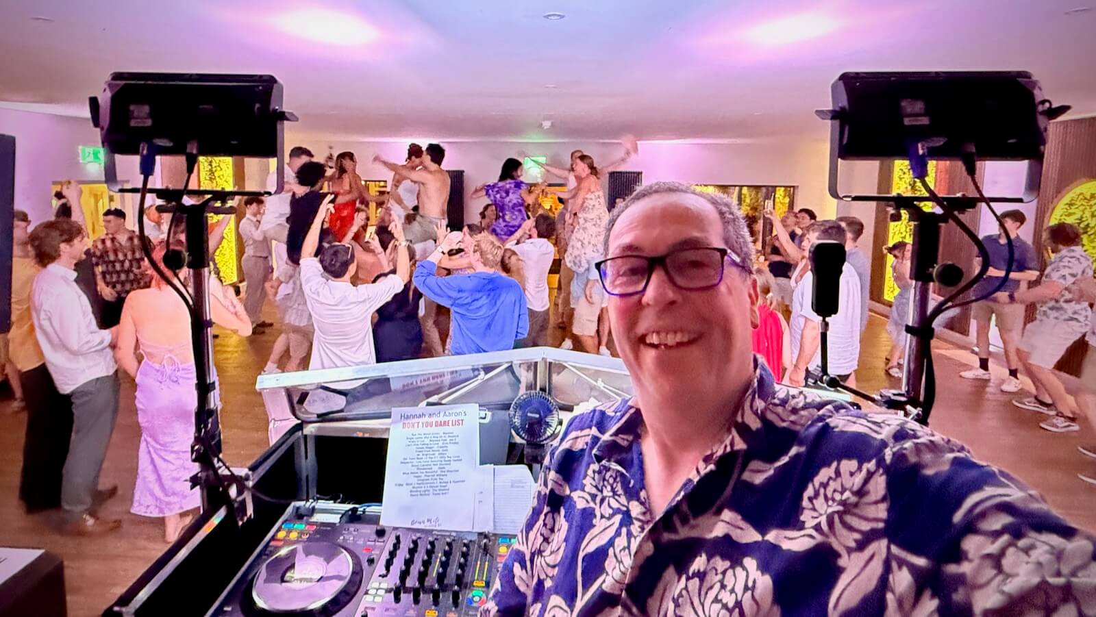 last song for hannah and aaron's wedding at two woods estate, 24th June 2026, wedding DJ Brian Mole