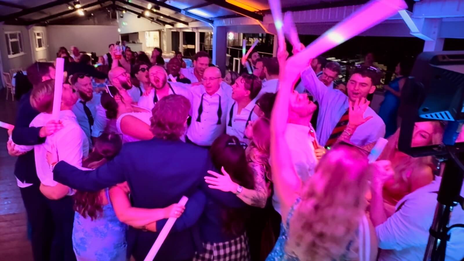 Heather and Matt - 23rd August 2025 - Hickstead wedding, the Beethoven Suite guests dancing