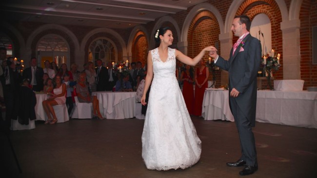 first dance at Great Fosters