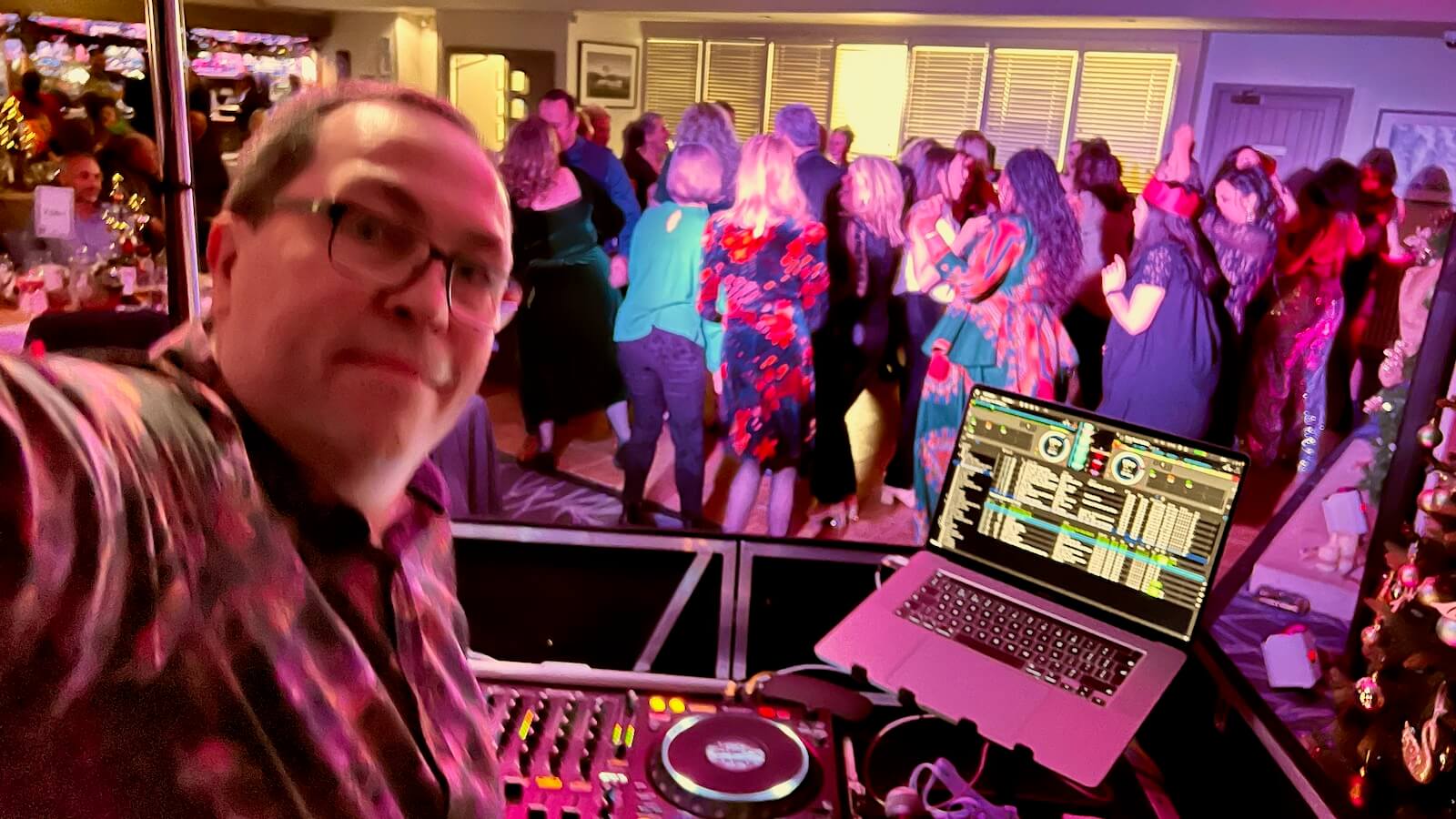 Brian Mole - DJ at Slinfold Golf Club, Christmas dinner dance, 16th December 2022