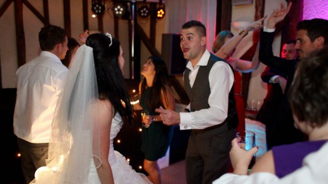 Gareth & Claire dancing at their wedding