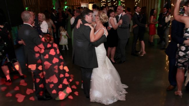 first dance at Southend Barns