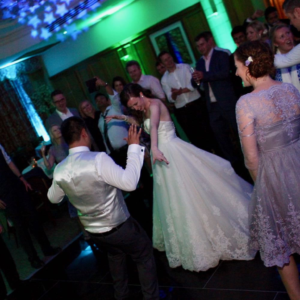 Fiona and Anuraag dancing