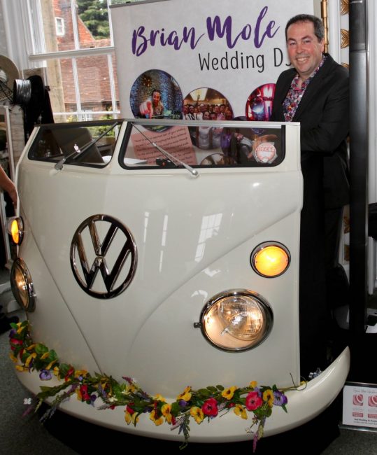 Brian with the VW DJ Booth