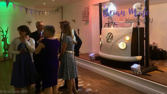 Brians VW Splitty booth in action!