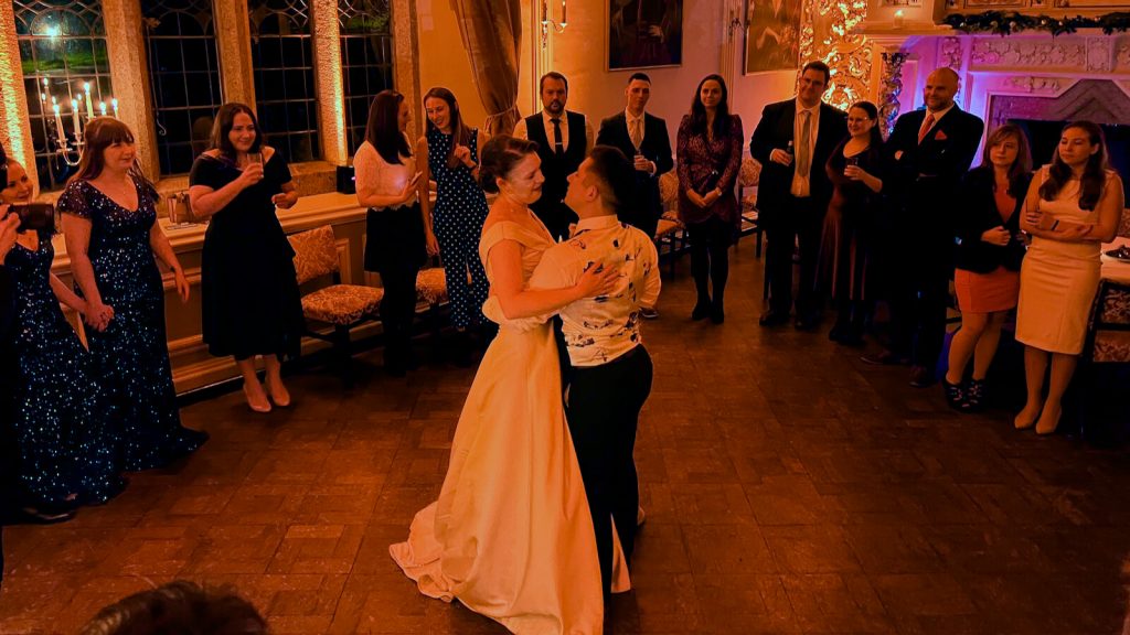 Molly and Ben's first dance as husband and wife