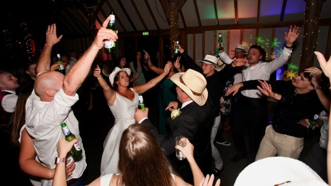 Jo and Luca got married at Southend Barns and used me as their wedding dj in sussex