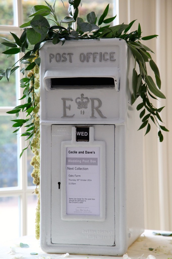 White Wedding letterbox