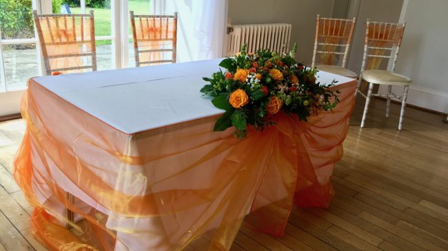 Ceremony room in Field Place Manor
