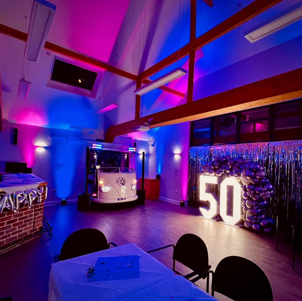 Jo's 50th Birthday party at The Allmond Centre, Cowfold
