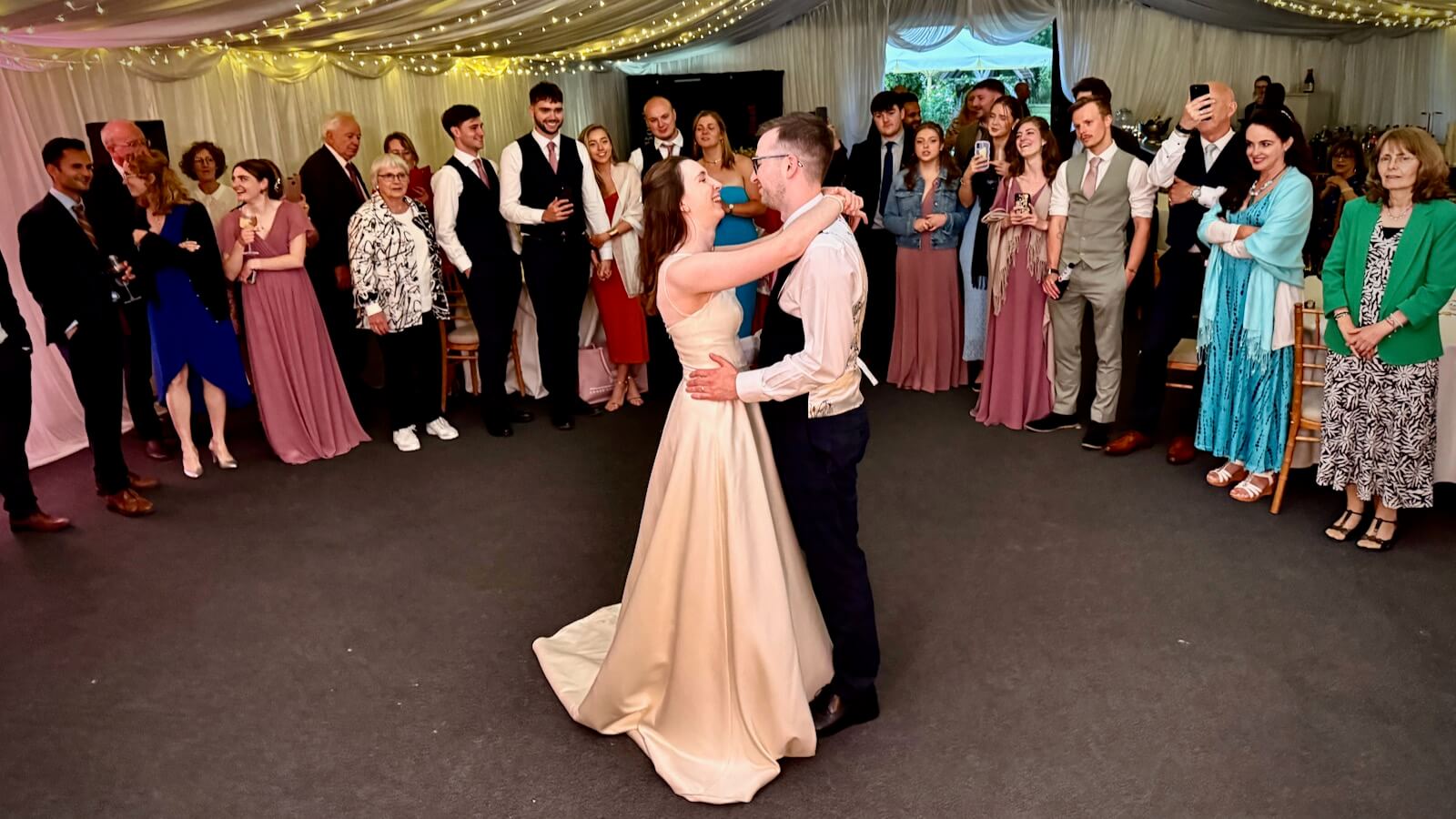 Kate and Tom's first dance
