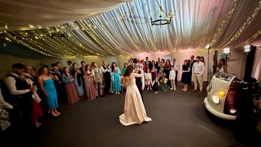 Kate and Tom's first dance