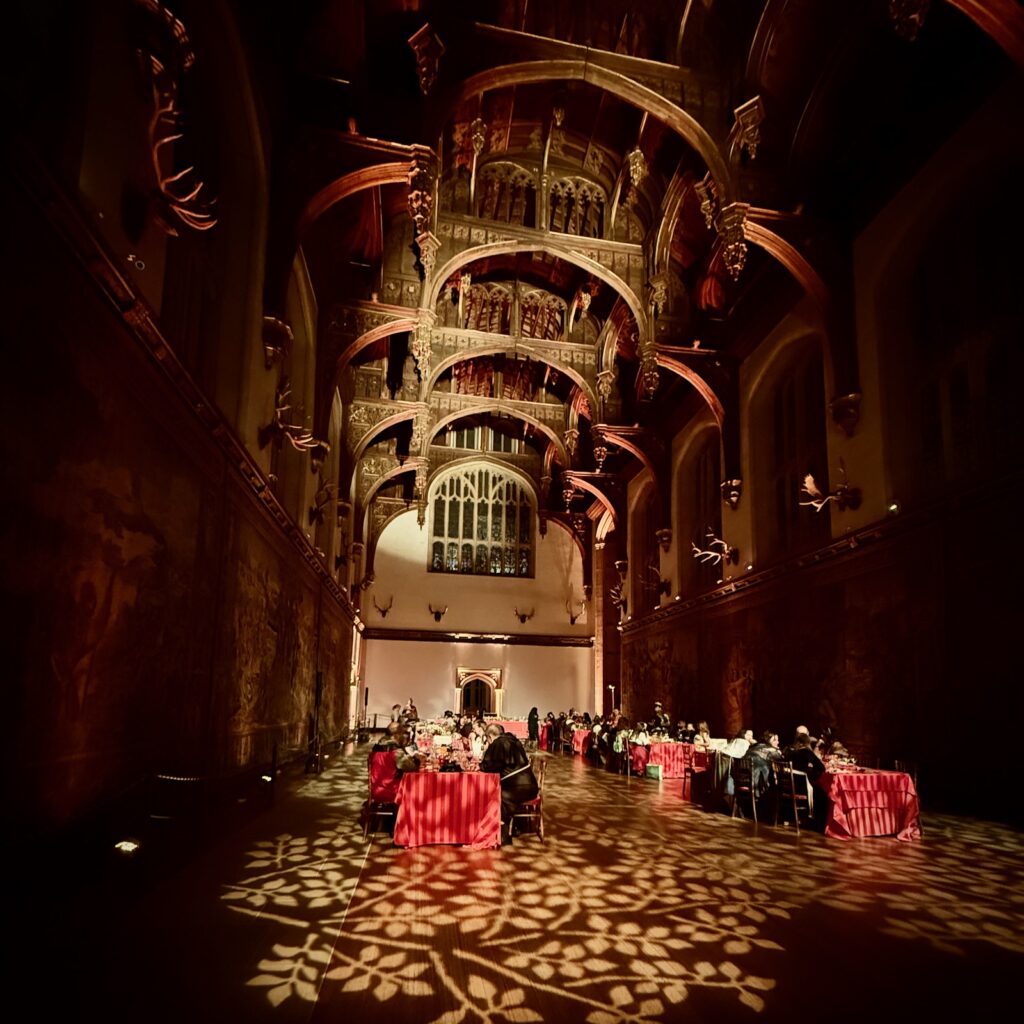 dinner in the great hall