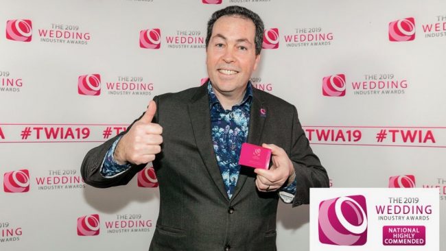 Brian Mole: TWIA 2019 Wedding DJ of the year National Highly Commended