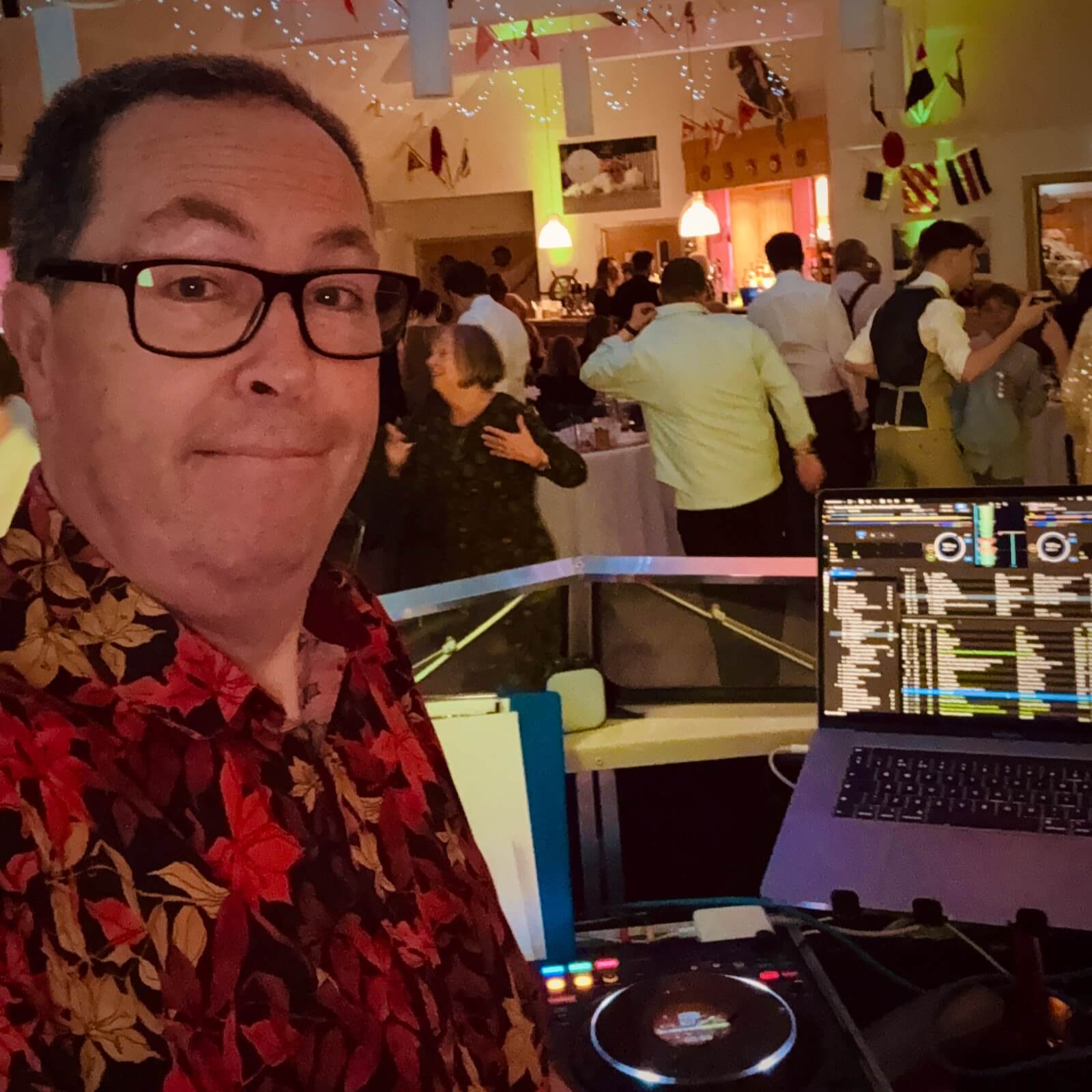 Naomi and Matty's wedding at Sussex Yacht Club Shoreham by sea, DJ Brian Mole