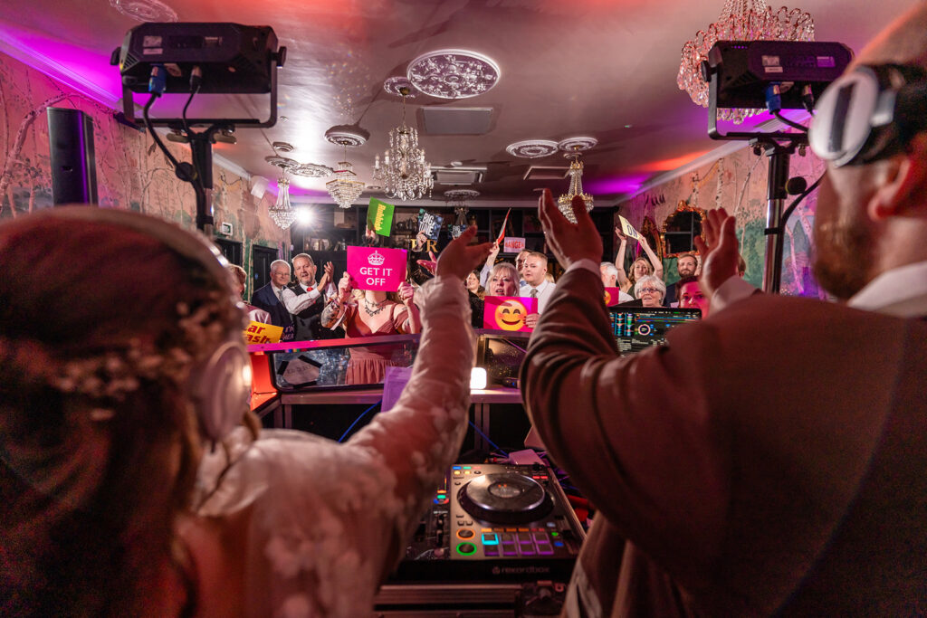 Rachel and Connor Wedding dj battle