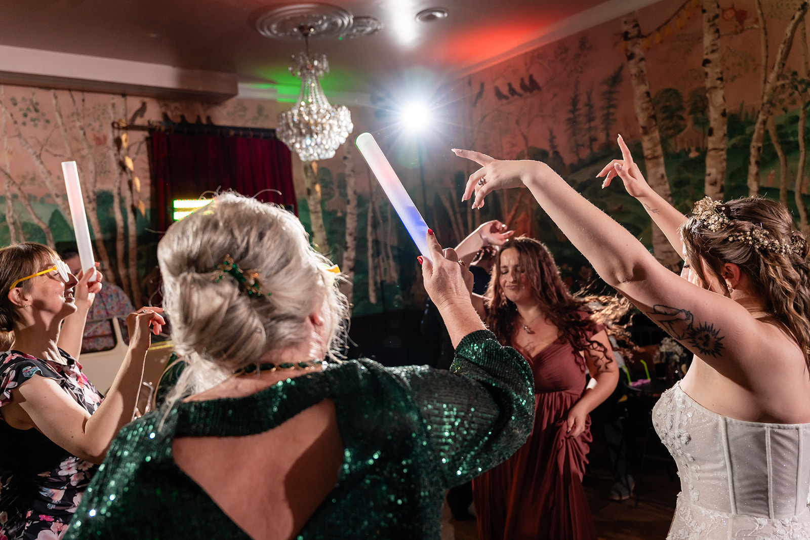 Rachel dancing at her wedding