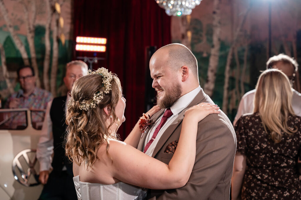 Rachel and Connor's first dance at The Bell In Ticehurst