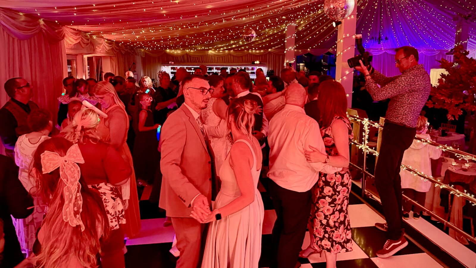 Selden Barns wedding DJ Brian Mole - "you always get them dancing!"