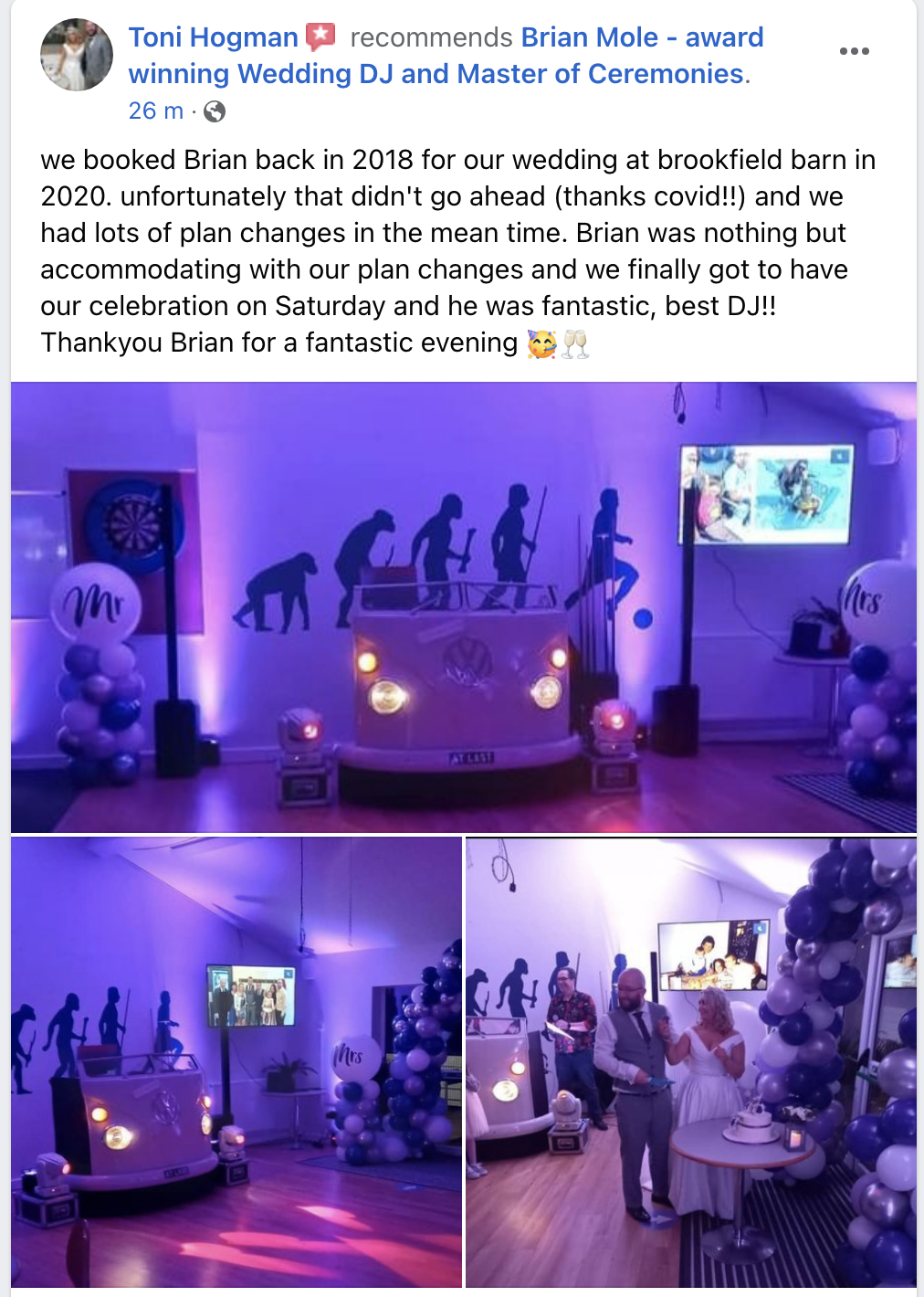 Toni and Paul feedback 050222 Broadbridge Heath Football Club