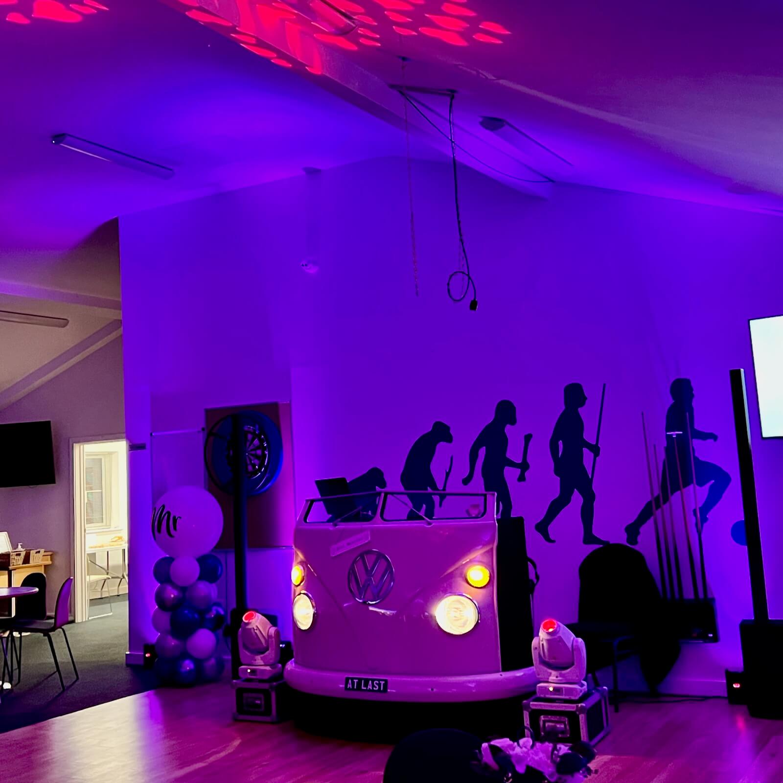 vw dj set up Broadbridge Heath FC - 5th Feb 2022