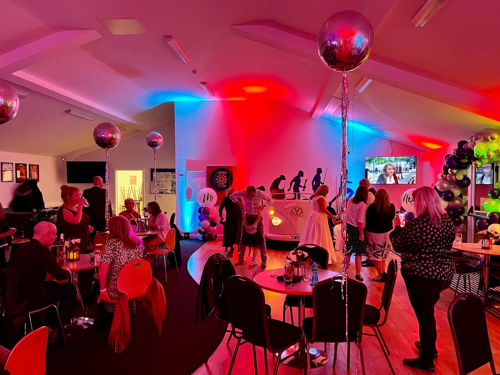 dancing wedding celebration - Broadbridge Heath FC - 5th Feb 2022