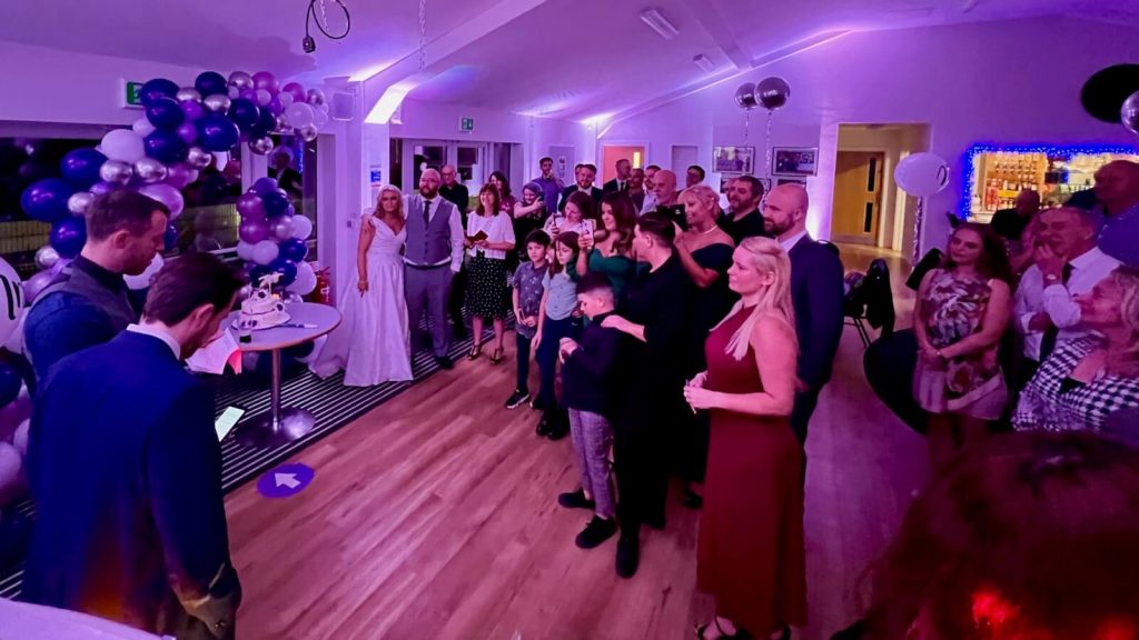 Toni and Paul's wedding celebration - Broadbridge Heath FC - 5th Feb 2022