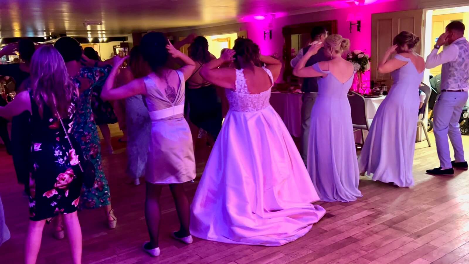 wedding dancing at Tottington