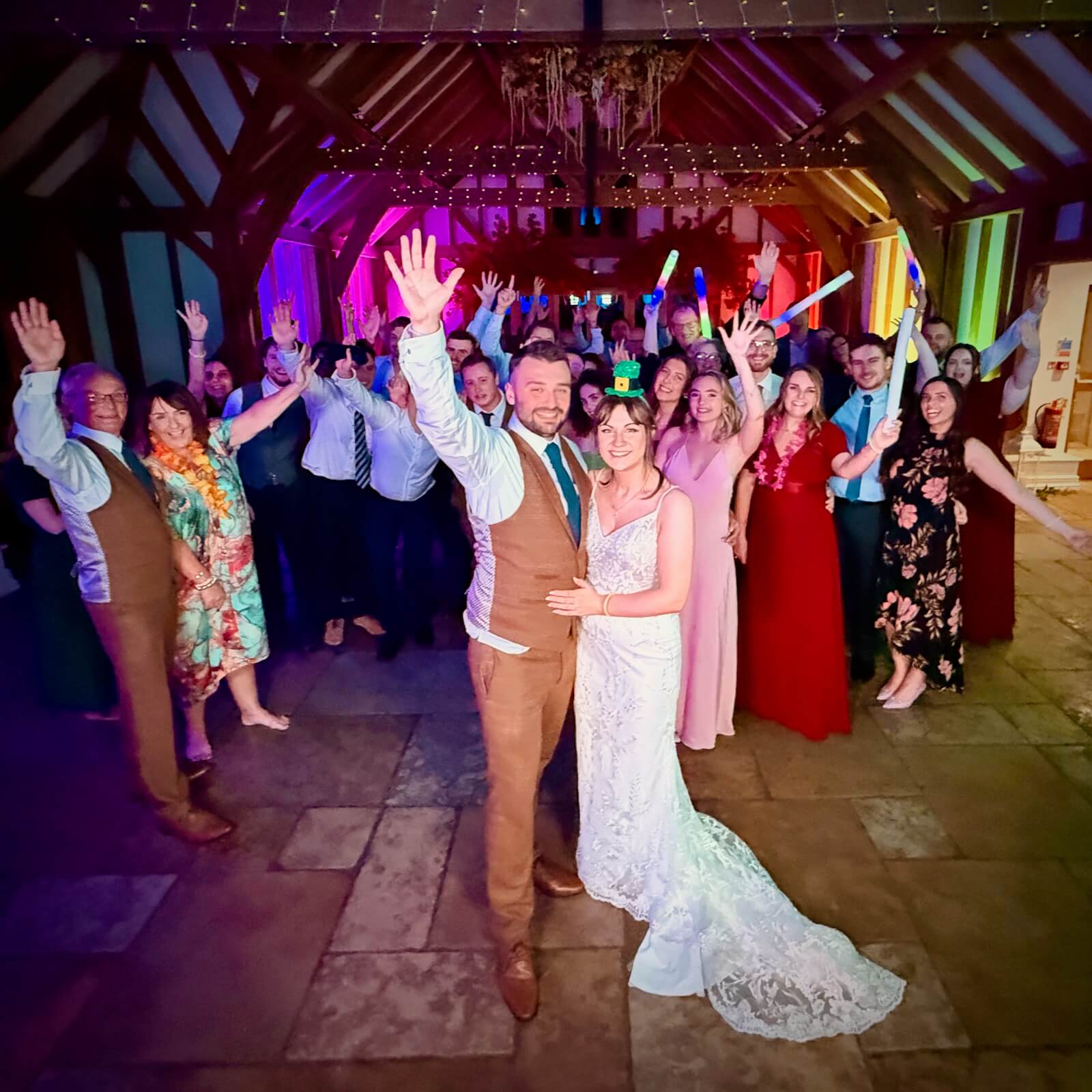 the survivors at jo and alex's wedding!