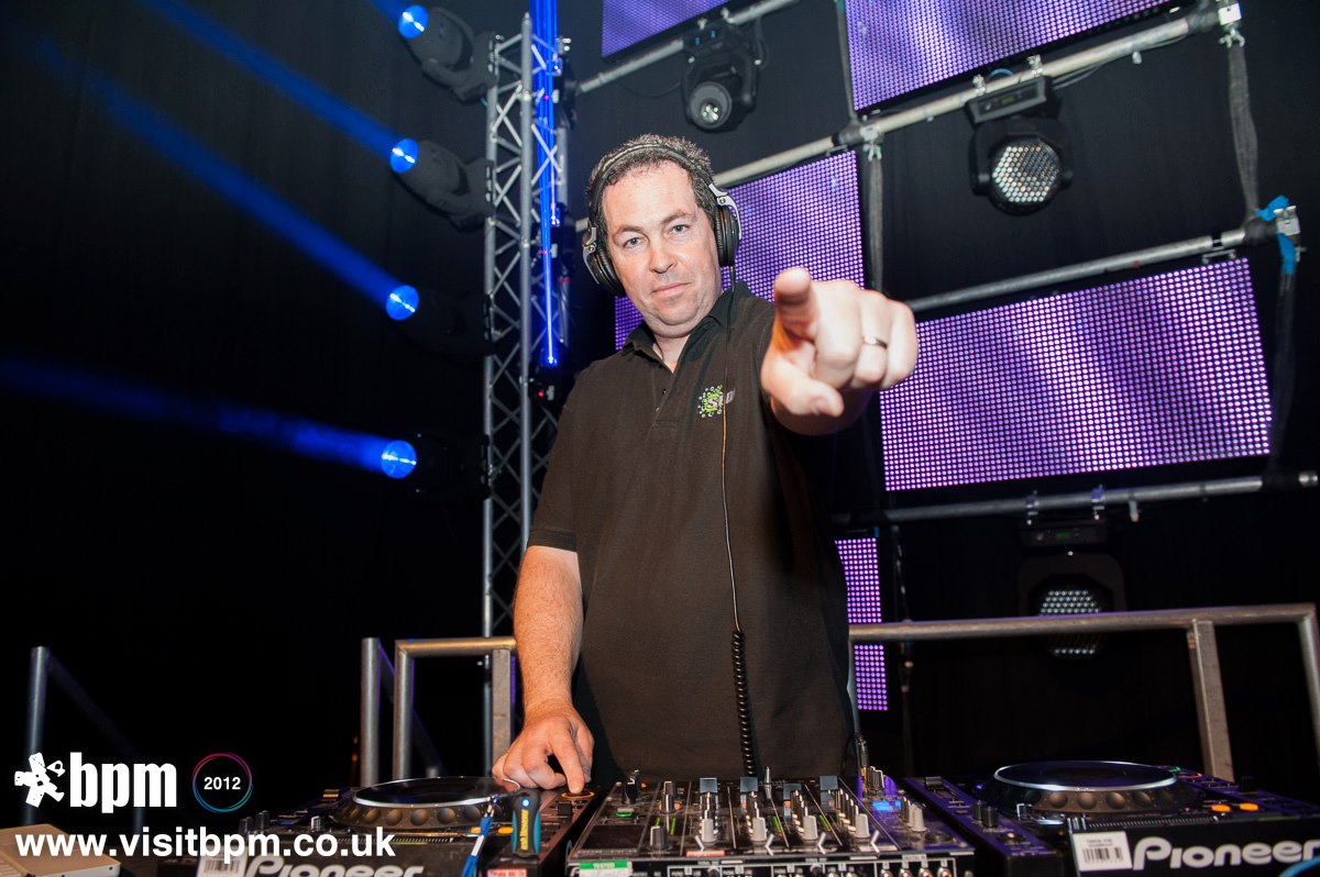 DJ Brian Mole, Main stage set at the NEC Birmingham for BPM 2012