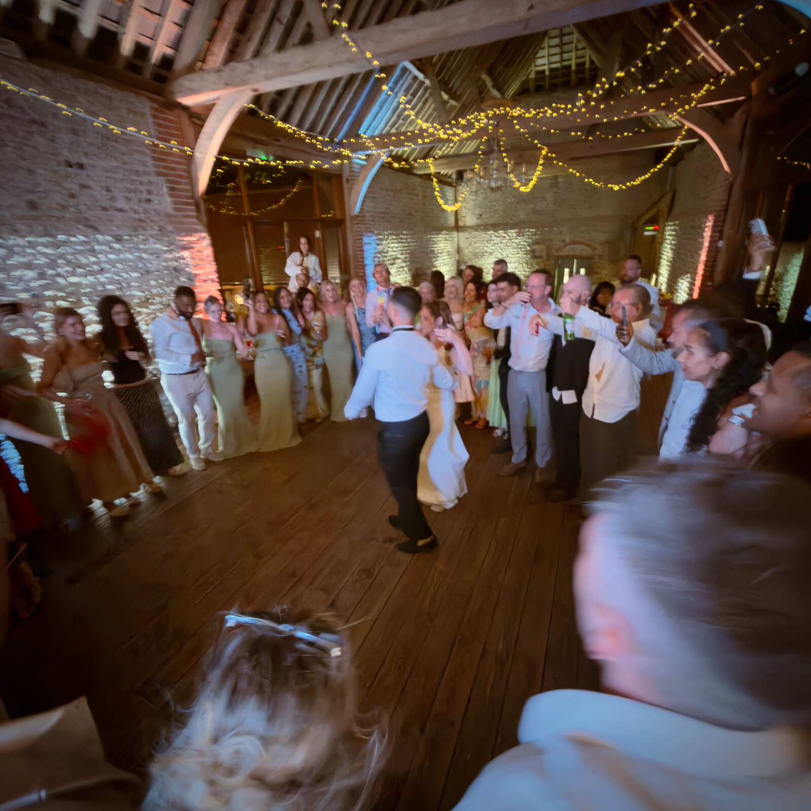 fern and josh's wedding at cissbury barns, the last song