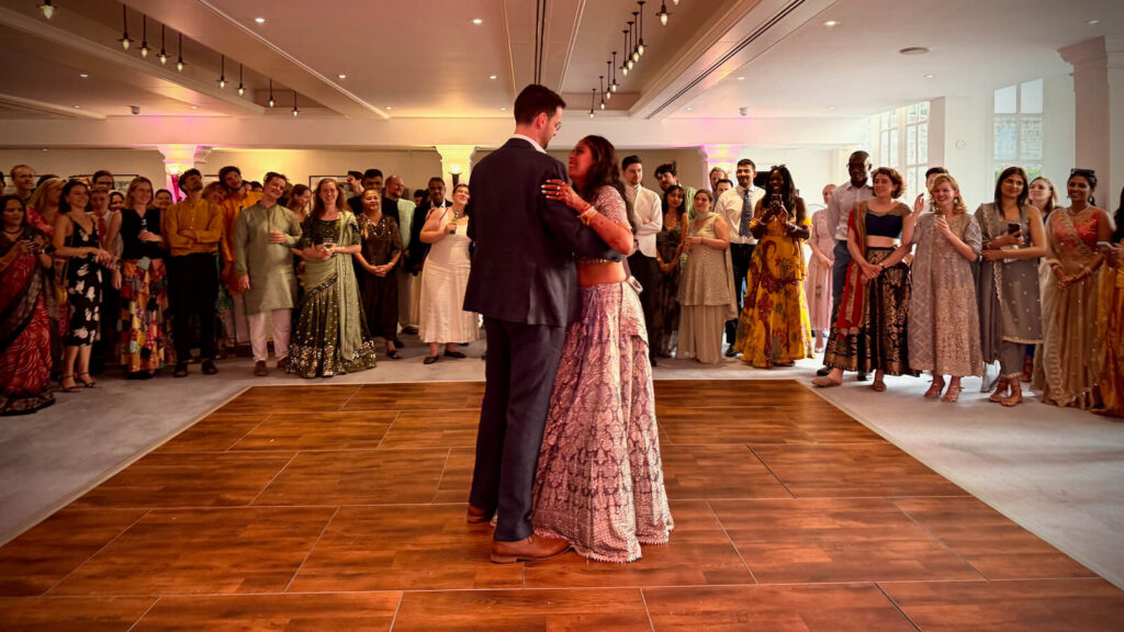 Gitu and Tom's first dance at Hampton Court Palace, 24th July 2026
