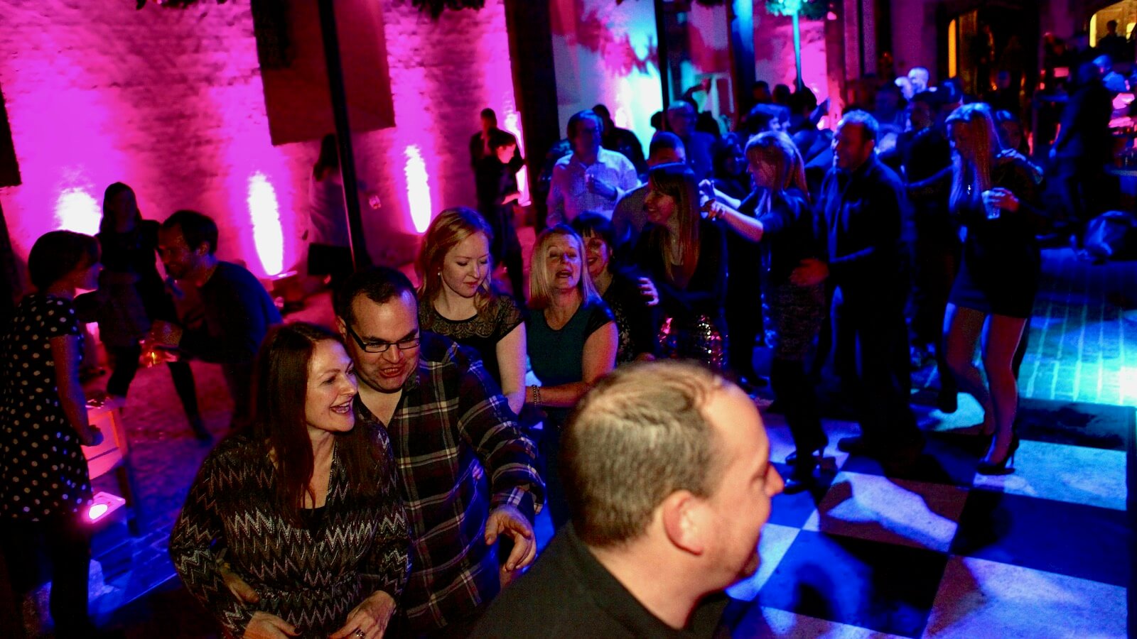 dj brian mole in the undercroft at hampton court palace