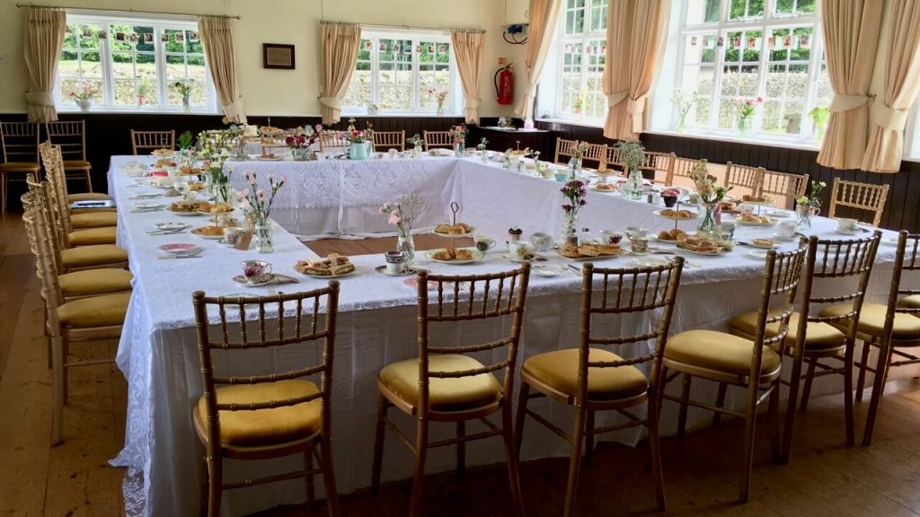 table setting for Shelley and Scott 's intimate wedding in Sussex